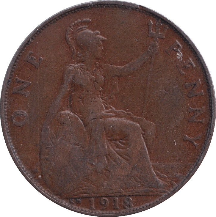 1918 PENNY ( GF ) KN 5 - Penny - Cambridgeshire Coins
