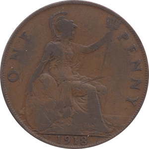 1918 PENNY ( GF ) KN I - Penny - Cambridgeshire Coins