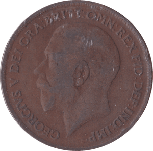 1918 PENNY ( GF ) KN RARE - Penny - Cambridgeshire Coins