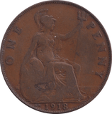 1918 PENNY ( GF ) - Penny - Cambridgeshire Coins