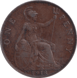 1918 PENNY ( GVF ) - Penny - Cambridgeshire Coins