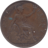 1918 PENNY H ( VF ) - Penny - Cambridgeshire Coins