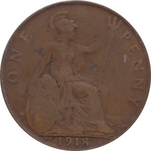 1918 PENNY KN 1 ( FINE ) - Penny - Cambridgeshire Coins