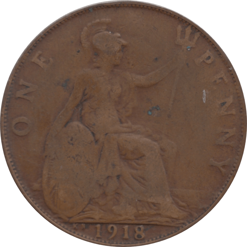 1918 PENNY KN 1 ( FINE ) - Penny - Cambridgeshire Coins