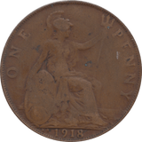 1918 PENNY KN 1 ( FINE ) - Penny - Cambridgeshire Coins