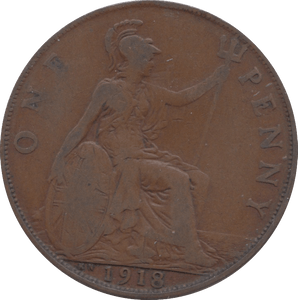 1918 PENNY ( NF ) KN 2 - Penny - Cambridgeshire Coins