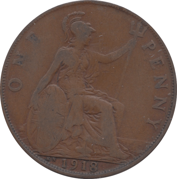 1918 PENNY ( NF ) KN 2 - Penny - Cambridgeshire Coins