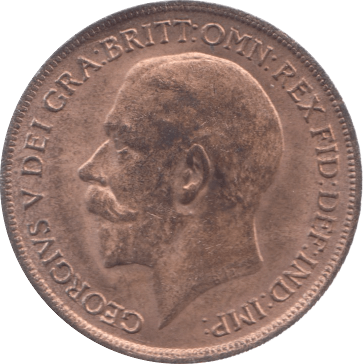 1918 PENNY ( UNC ) 7 - Penny - Cambridgeshire Coins