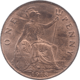 1918 PENNY ( UNC ) 7 - Penny - Cambridgeshire Coins