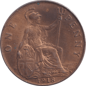 1918 PENNY ( UNC ) - Penny - Cambridgeshire Coins