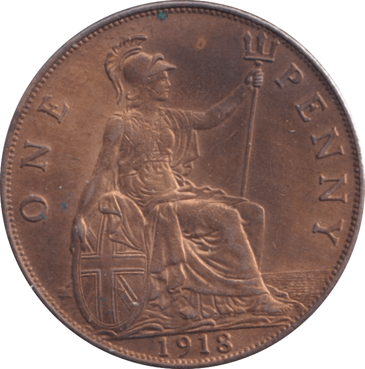 1918 PENNY ( UNC ) - Penny - Cambridgeshire Coins