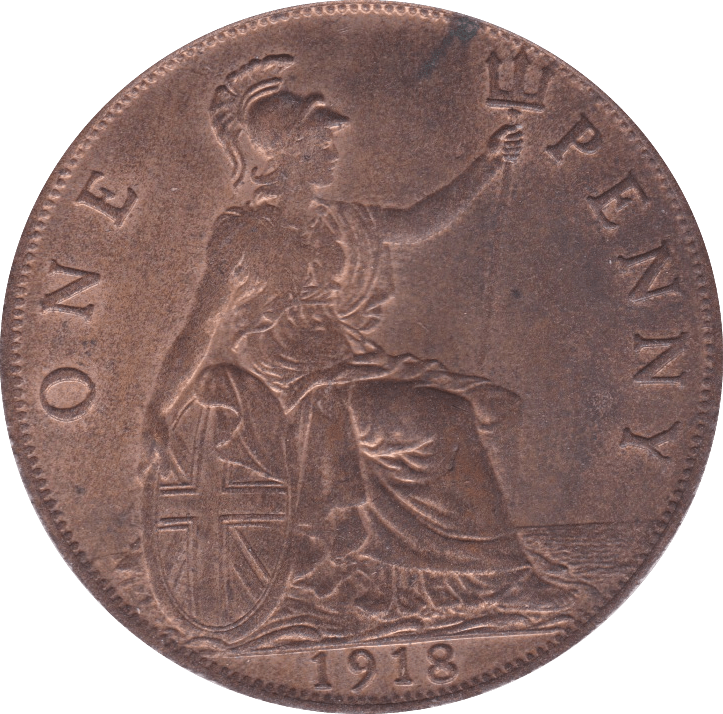 1918 PENNY ( UNC ) - Penny - Cambridgeshire Coins