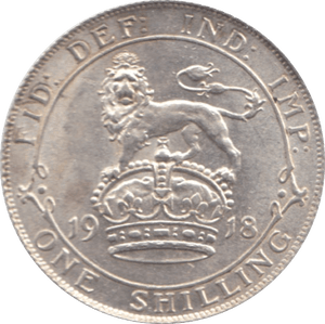 1918 SHILLING ( AUNC ) 23 - Shilling - Cambridgeshire Coins