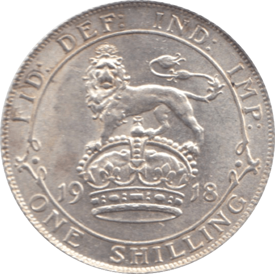 1918 SHILLING ( AUNC ) 23 - Shilling - Cambridgeshire Coins