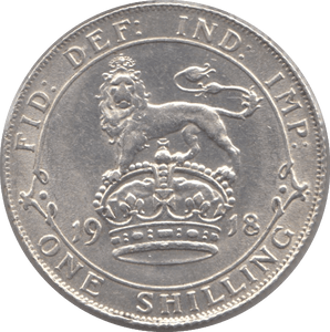 1918 SHILLING ( AUNC ) 3 - Shilling - Cambridgeshire Coins