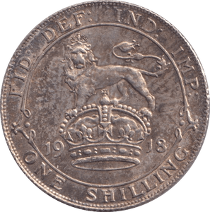 1918 SHILLING ( AUNC ) - Shilling - Cambridgeshire Coins