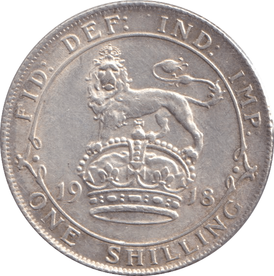 1918 SHILLING ( EF ) - Shilling - Cambridgeshire Coins