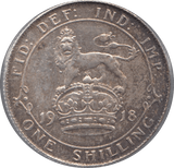 1918 SHILLING ( EF ) - Shilling - Cambridgeshire Coins