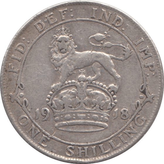 1918 SHILLING ( GVF ) - Shilling - Cambridgeshire Coins