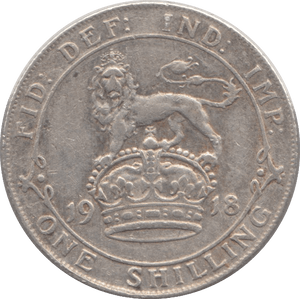 1918 SHILLING ( GVF ) - Shilling - Cambridgeshire Coins