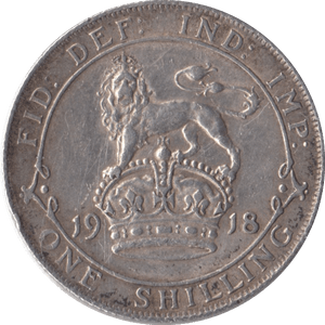 1918 SHILLING ( GVF ) - Shilling - Cambridgeshire Coins