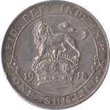 1918 SHILLING ( GVF ) - Shilling - Cambridgeshire Coins