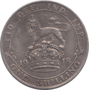 1918 SHILLING ( VF ) - Shilling - Cambridgeshire Coins
