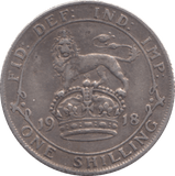 1918 SHILLING ( VF ) - Shilling - Cambridgeshire Coins