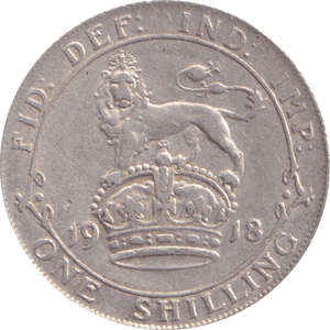 1918 SHILLING ( VF ) - Shilling - Cambridgeshire Coins