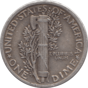 1918 SILVER 1 DIME USA - SILVER WORLD COINS - Cambridgeshire Coins