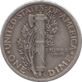 1918 SILVER 1 DIME USA - SILVER WORLD COINS - Cambridgeshire Coins