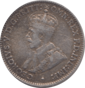 1918 SILVER 1 THREEPENCE AUSTRALIA - WORLD SILVER COINS - Cambridgeshire Coins