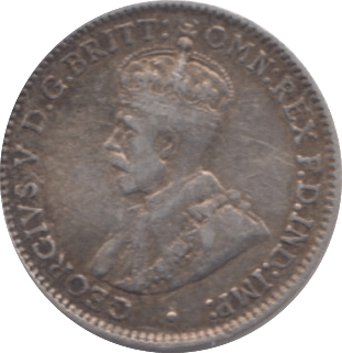 1918 SILVER 1 THREEPENCE AUSTRALIA - WORLD SILVER COINS - Cambridgeshire Coins