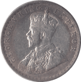 1918 SILVER INDIA HALF RUPEE - SILVER WORLD COINS - Cambridgeshire Coins
