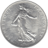 1918 SILVER ONE FRANC FRANCE - WORLD SILVER COINS - Cambridgeshire Coins