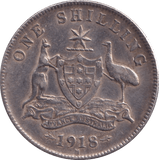 1918 SILVER ONE SHILLING AUSTRALIA - SILVER WORLD COINS - Cambridgeshire Coins