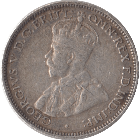 1918 SILVER SIXPENCE BRITISH WEST AFRICA - SILVER WORLD COINS - Cambridgeshire Coins