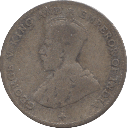 1918 SILVER TEN CENTS STRAIT SETTLEMENTS - SILVER WORLD COINS - Cambridgeshire Coins