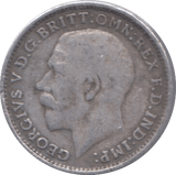 1918 SILVER THREEPENCE ( F ) 6 - Threepence - Cambridgeshire Coins