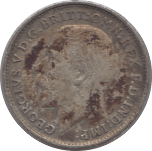 1918 SILVER THREEPENCE ( FAIR ) 6 - Threepence - Cambridgeshire Coins