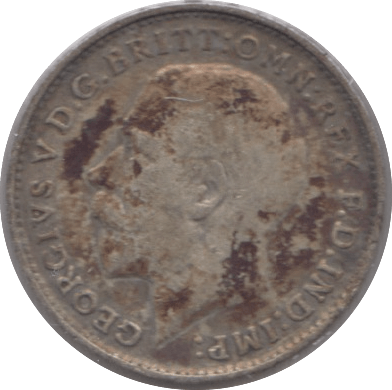 1918 SILVER THREEPENCE ( FAIR ) 6 - Threepence - Cambridgeshire Coins