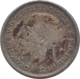 1918 SILVER THREEPENCE ( FAIR ) 6 - Threepence - Cambridgeshire Coins
