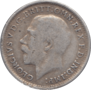1918 SILVER THREEPENCE ( FINE ) - Threepence - Cambridgeshire Coins