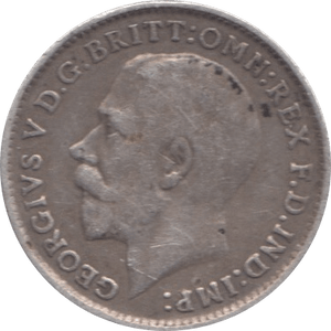 1918 SILVER THREEPENCE GREAT BRITAIN ( GF ) - Threepence - Cambridgeshire Coins