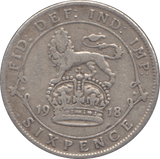 1918 SIXPENCE ( FINE ) - Sixpence - Cambridgeshire Coins