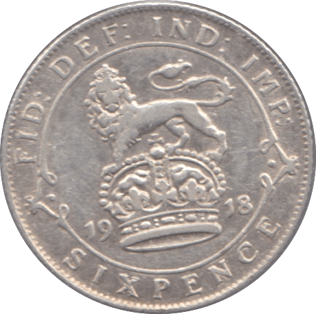 1918 SIXPENCE ( GF ) - Sixpence - Cambridgeshire Coins