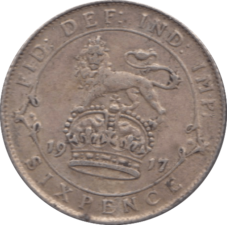 1918 SIXPENCE ( GVF ) 8 - SIXPENCE - Cambridgeshire Coins