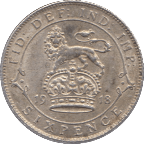1918 SIXPENCE ( UNC ) - Sixpence - Cambridgeshire Coins