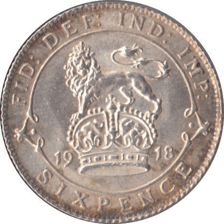 1918 SIXPENCE ( UNC ) - Sixpence - Cambridgeshire Coins