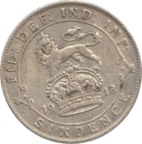 1918 SIXPENCE ( VF ) 1 - Sixpence - Cambridgeshire Coins